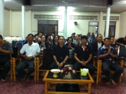 ผจก. สหกรณ์ออมทรัพย์ครูนราธิวาส จำกัด เป็นประธานในพิธีร่วมงานสวดอภิธรรมศพน.ส.พรรณธินี นครจันทร์